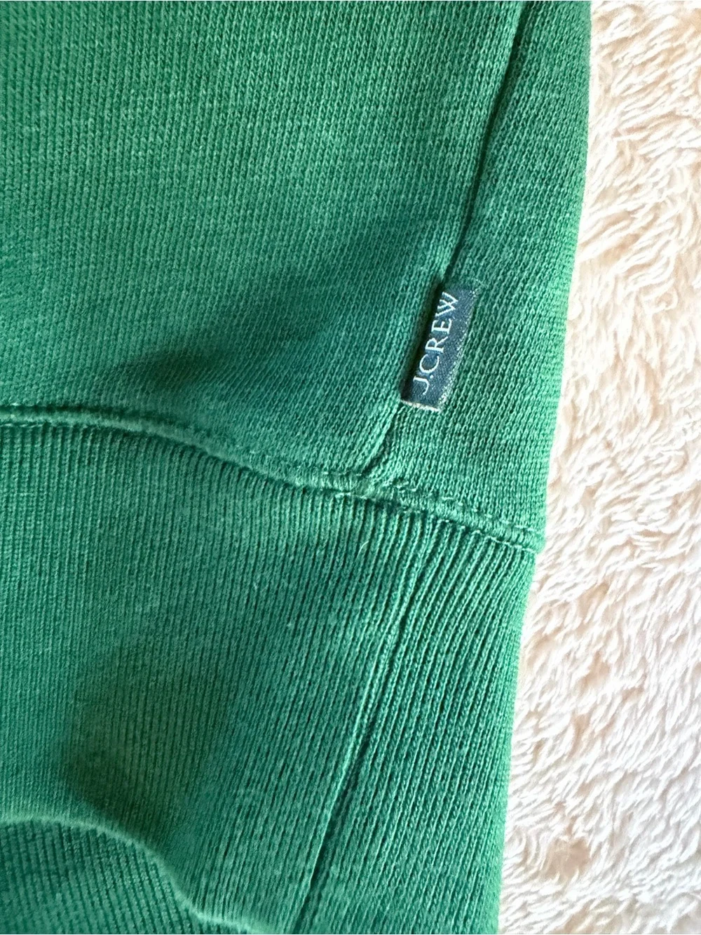 NWOT J Crew '83 Fleece Crewneck Sweatshirt in Serene Spruce sz M